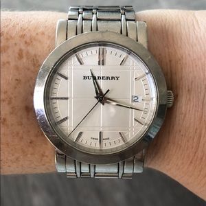 Silver Burberry Watch